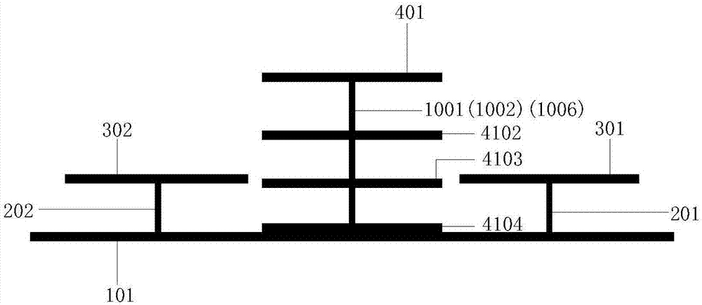 Multi-layer electromagnetic band gap decoupling structure for microstrip antenna array