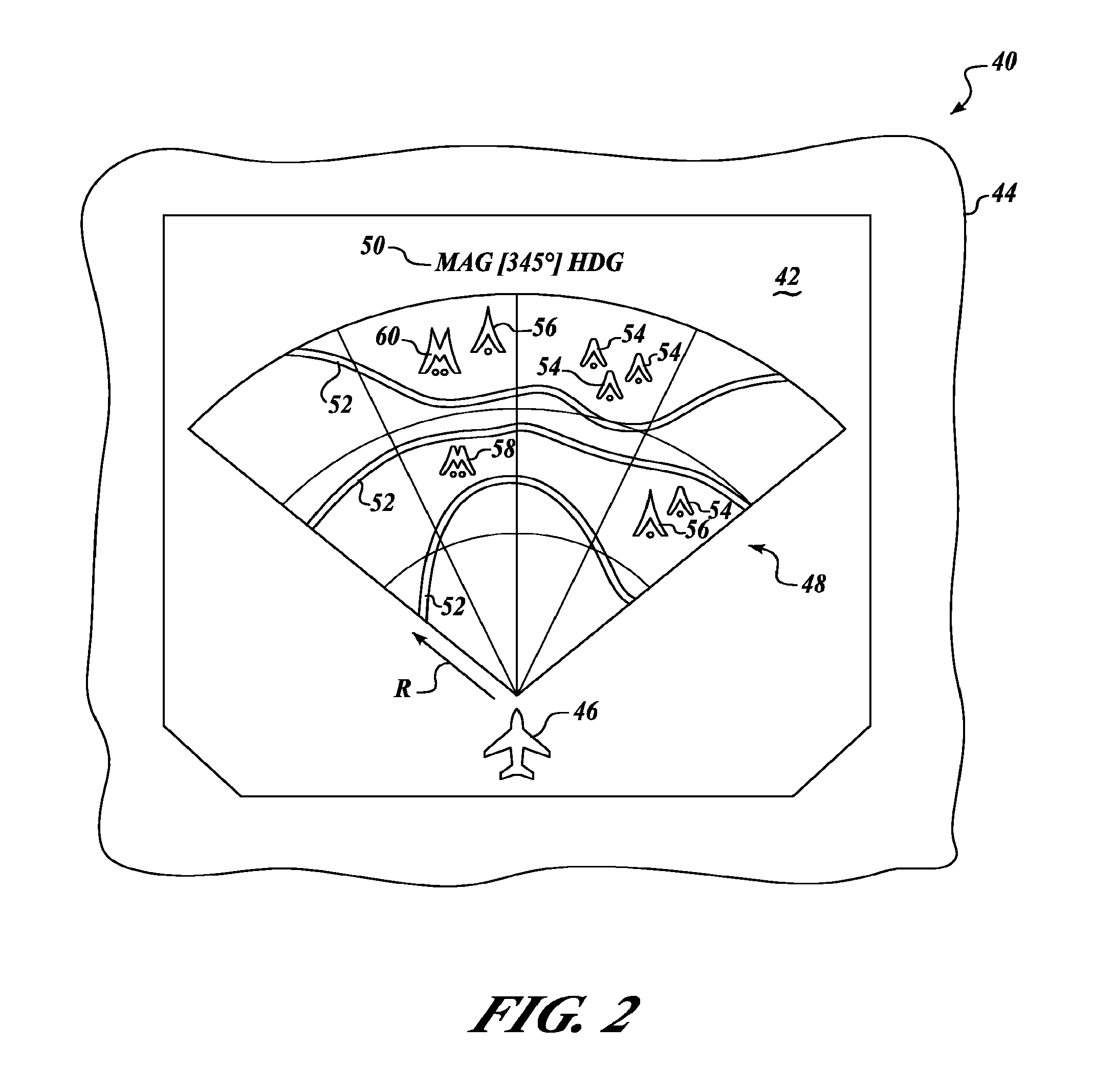 System and method for management of a ground obstacle display