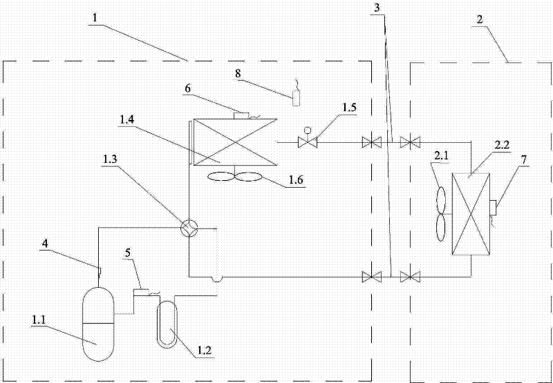 Control method for heating operation of inverter air conditioner by electronic expansion valve