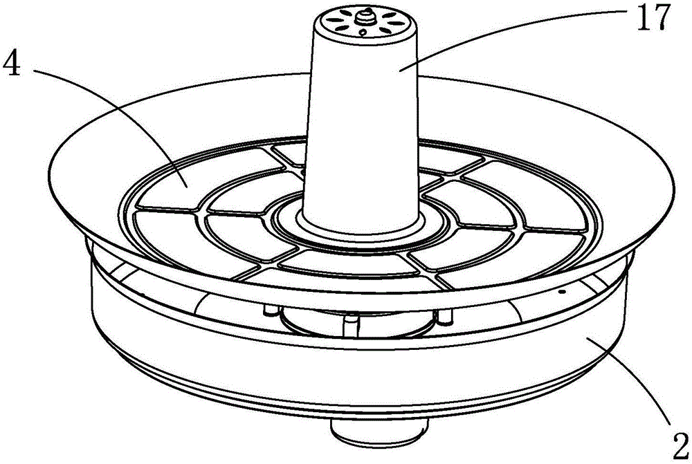 Split type electric hot pot capable of being vertically driven and lifted