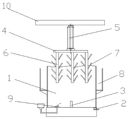 Gear oil immersing device of improved structure