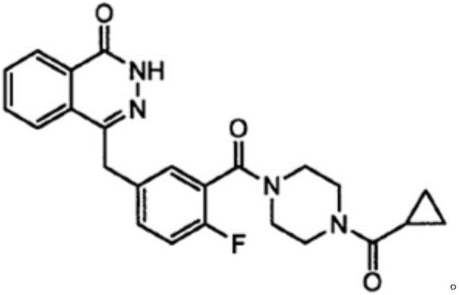 Preparing method for Olaparib