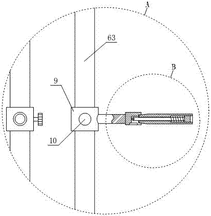 Storage and taking device of high-voltage grounding wire