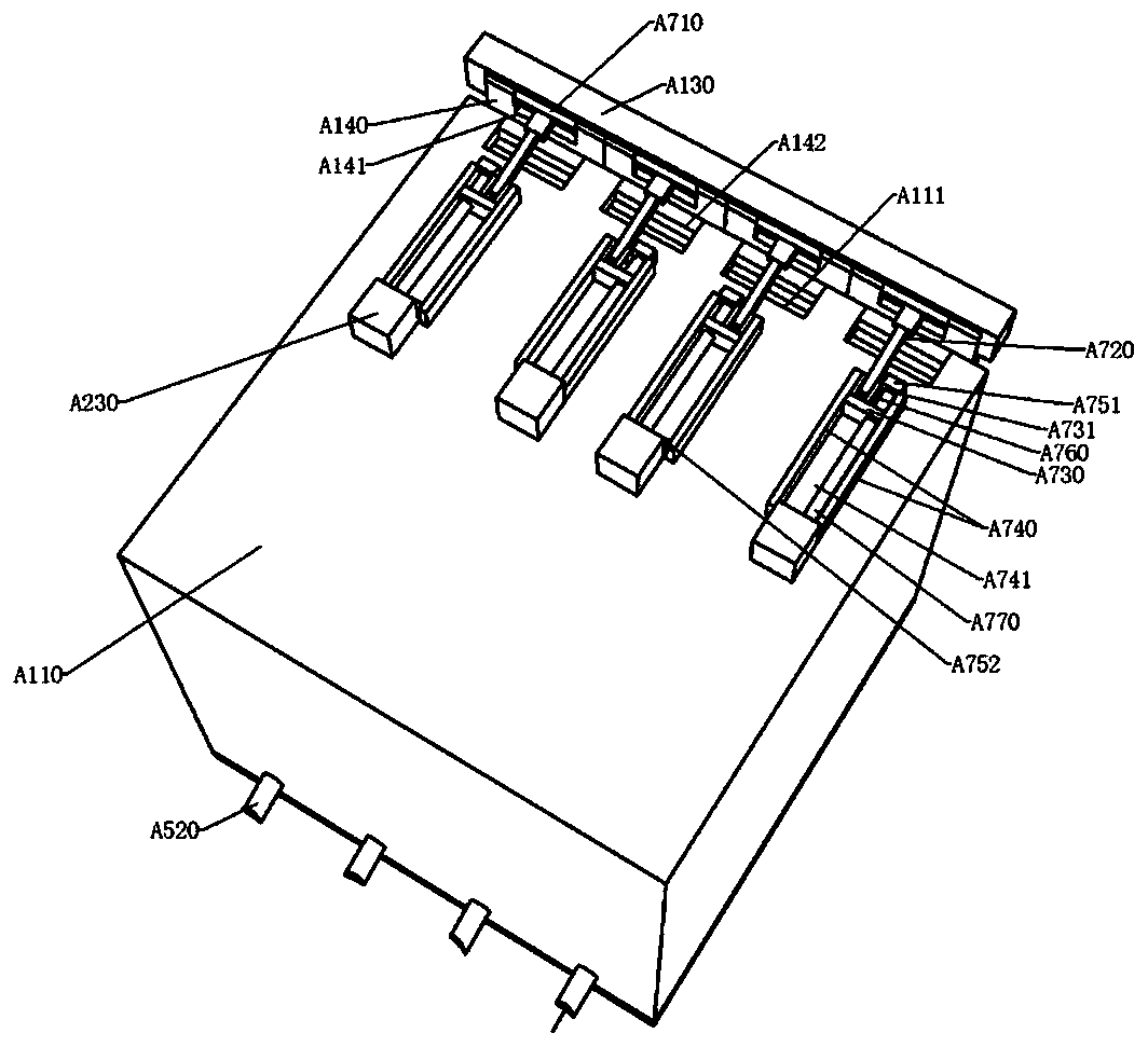 Throwing door mechanism and garbage classification recovery system thereof