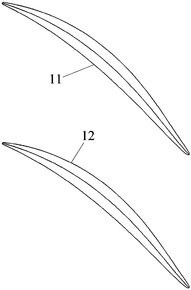 Reverse variable geometric turbine with low-viscosity and no-lift adjustable static blades