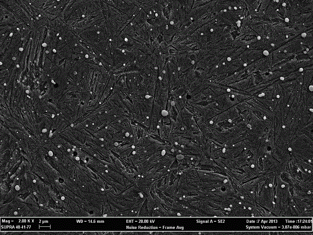 High-thermal conductivity high-abrasion resistance hot stamping die steel and preparation method thereof