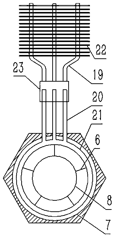 Thermoelectric power generation fuel oil parking heater based on heat pipe