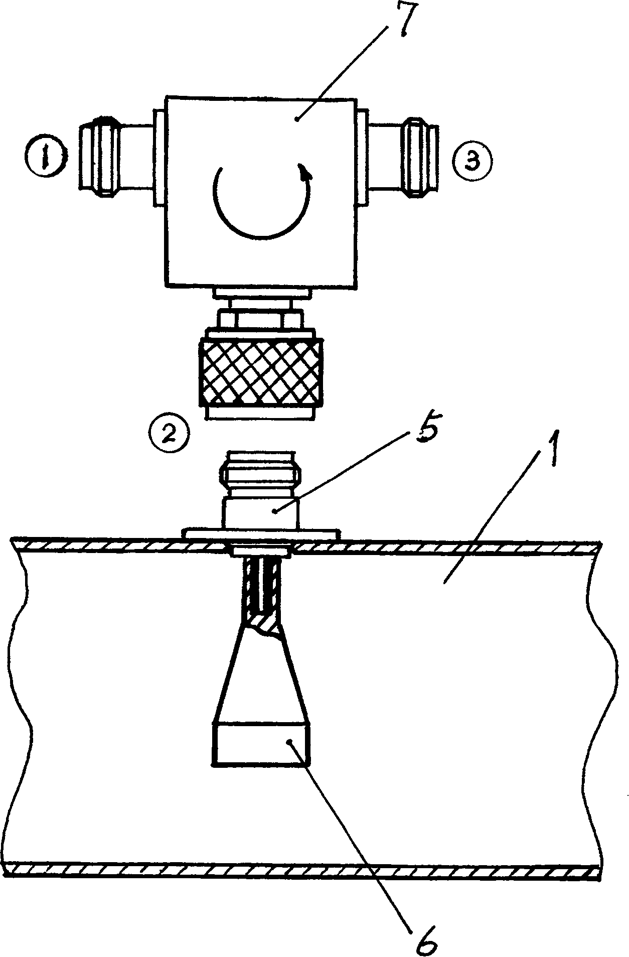 Microwave carbon-detection sensor uninfluenced by change of coal type