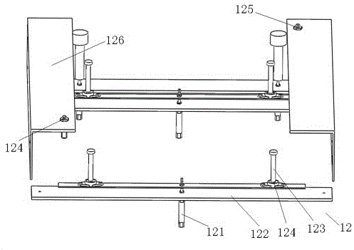 Notebook computer heat radiator assembling device