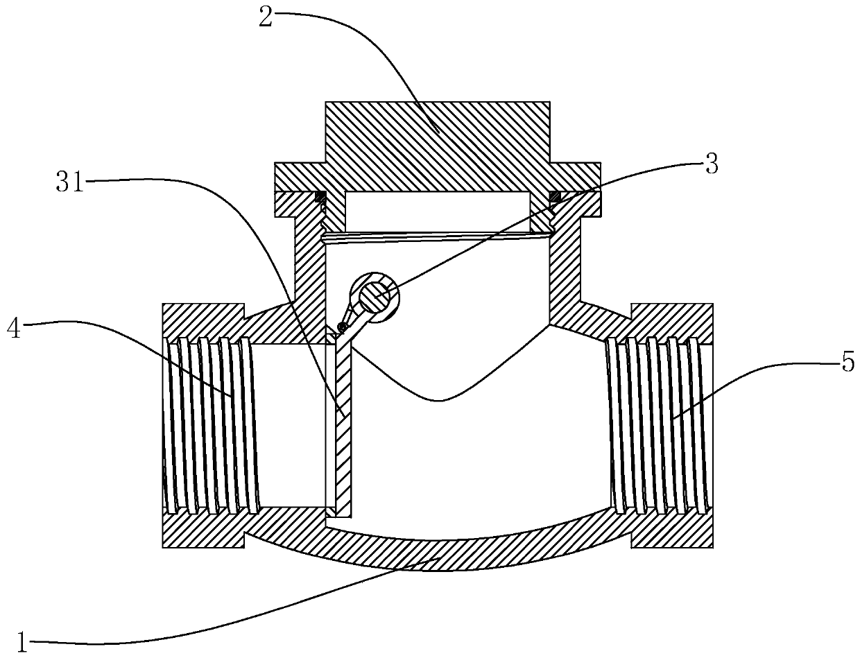 Adjustable swing check valve