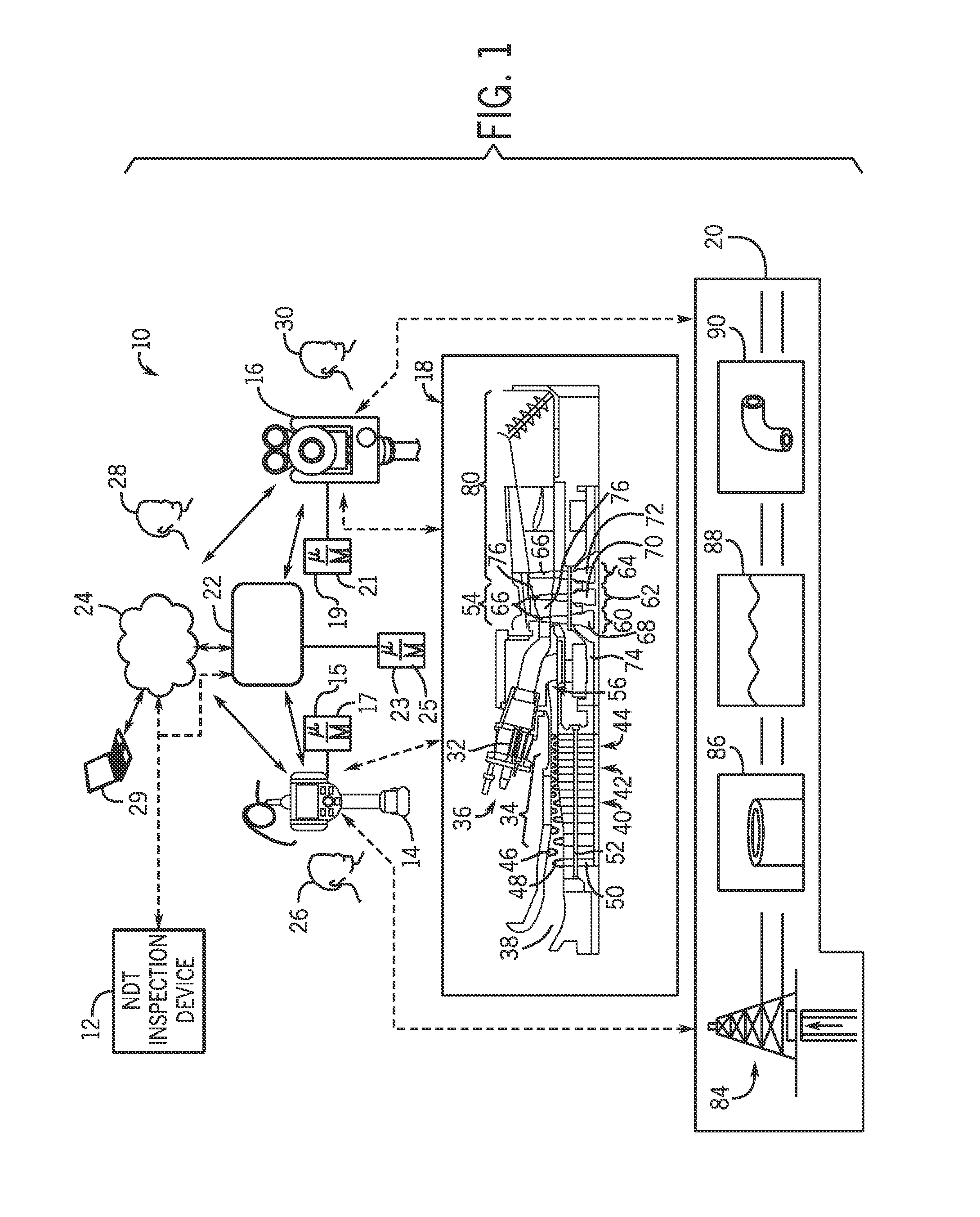 Systems and methods for analyzing data in a non-destructive testing system