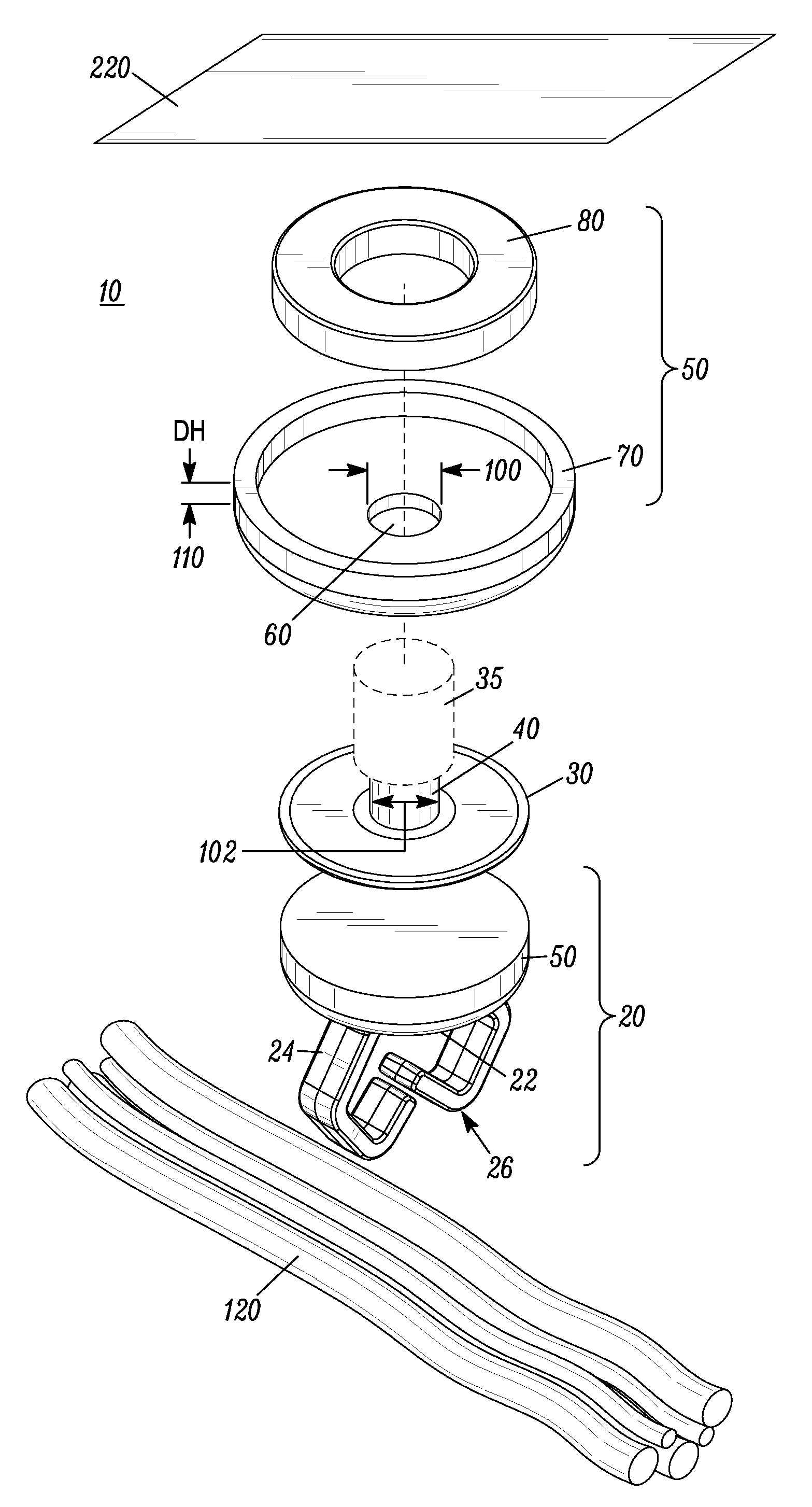 Magnetic Cable Fastener