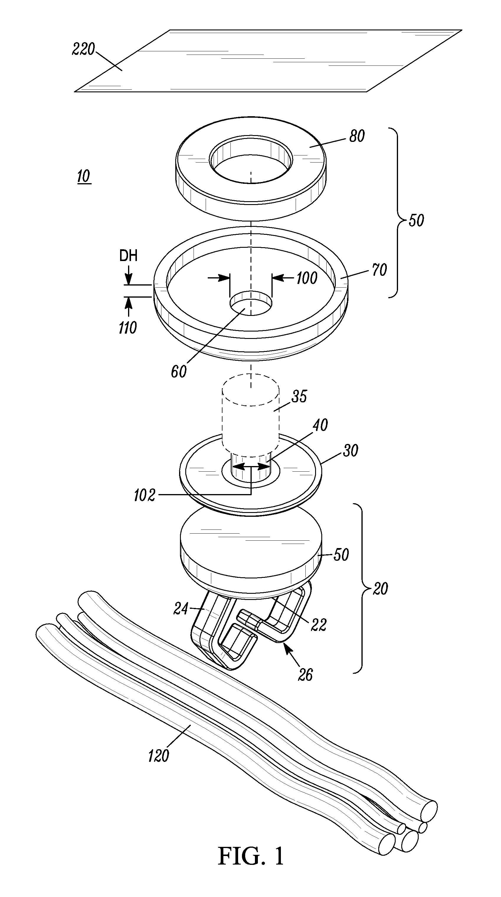 Magnetic Cable Fastener