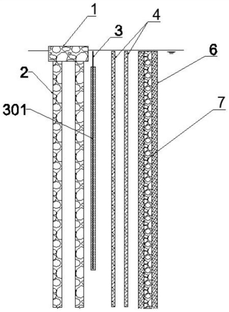 Deformation control construction method for building close to foundation pit