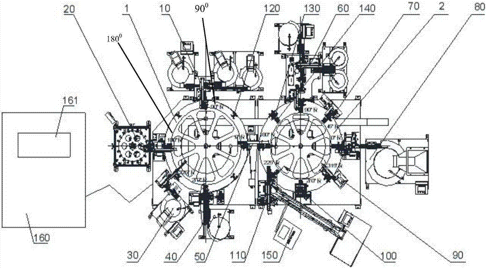 Automatic feeding device for digit wheel of counter of gas meter