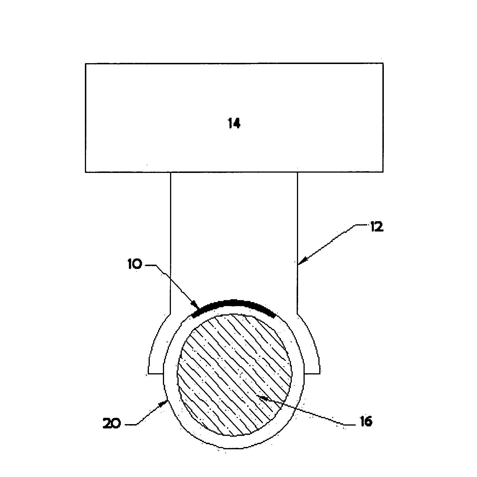 Method for embedding a marking substance in a device such as an insertion tube