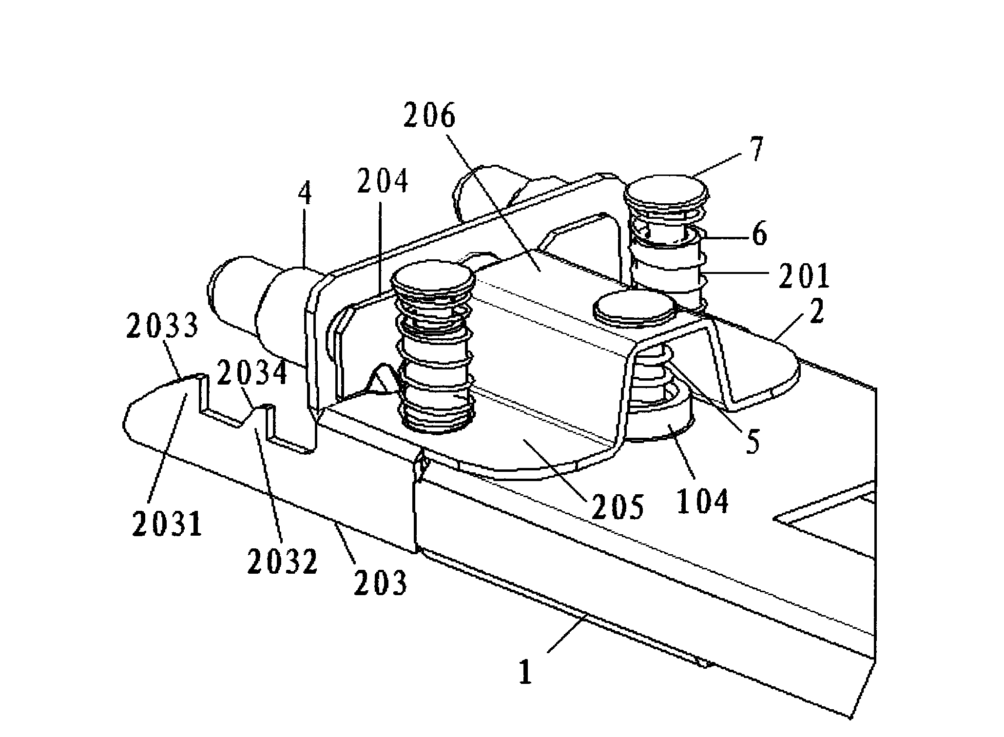 Slide rail tool free mounting frame for server