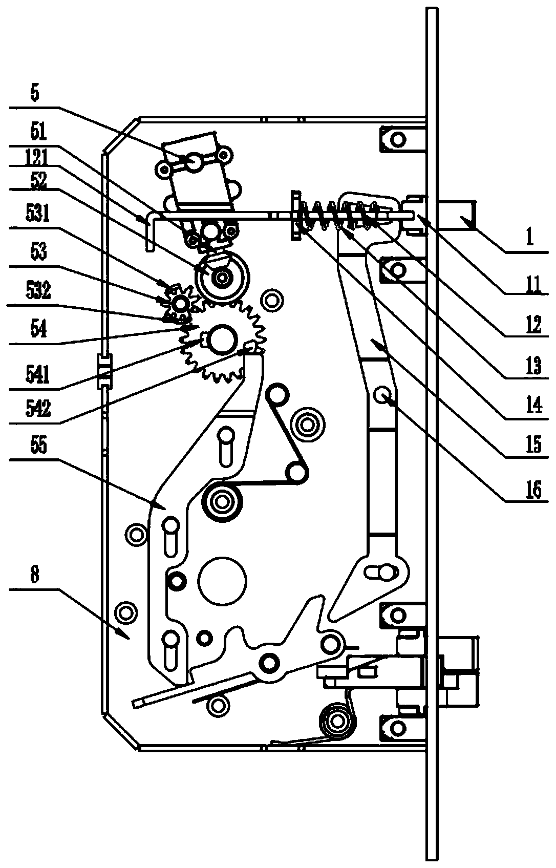 Intelligent lock body capable of achieving high-temperature detection emergency unlocking