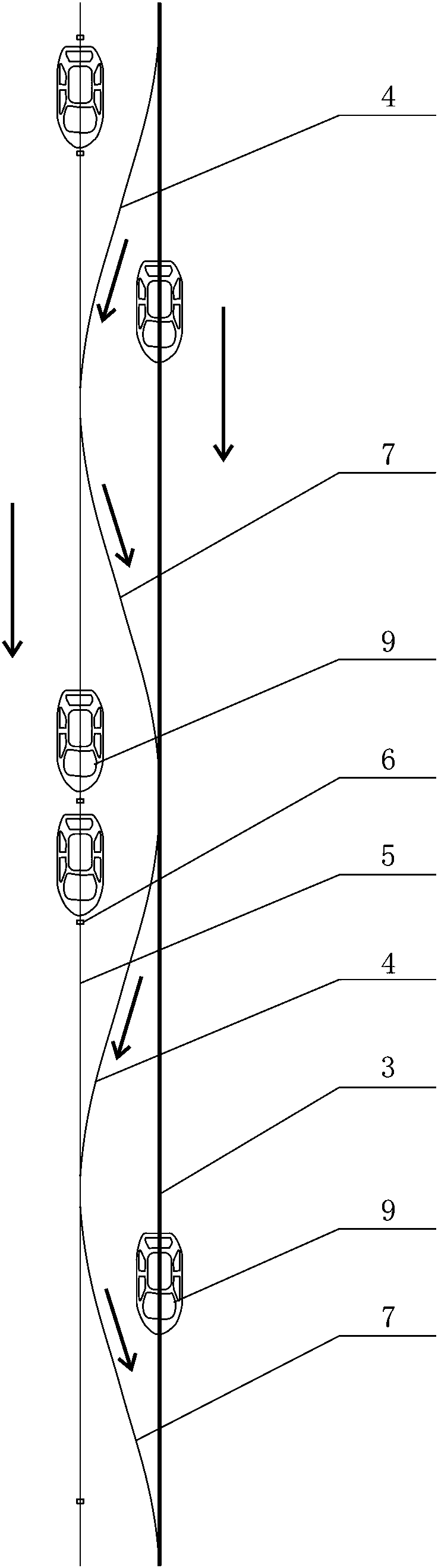 Light air track traffic carrying system