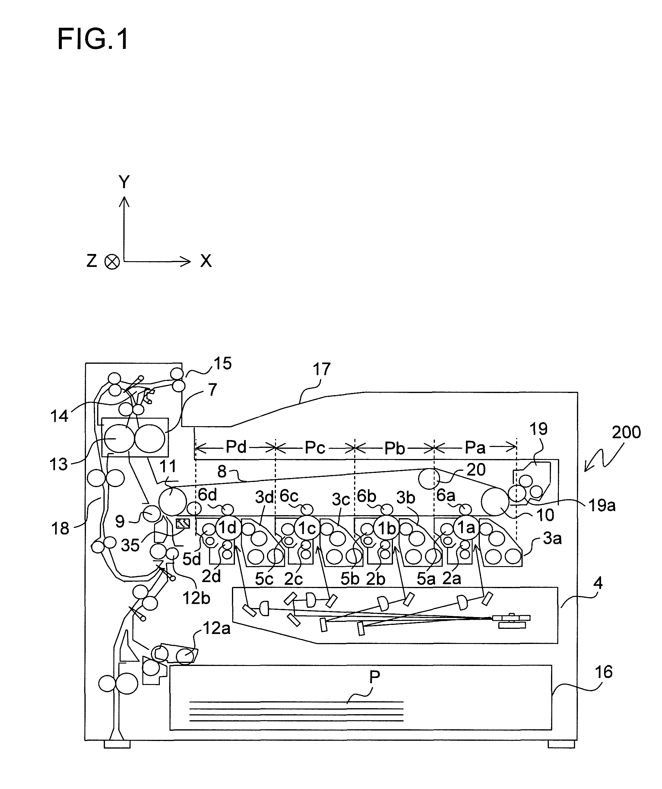 Process unit positioning device and image forming apparatus including the same