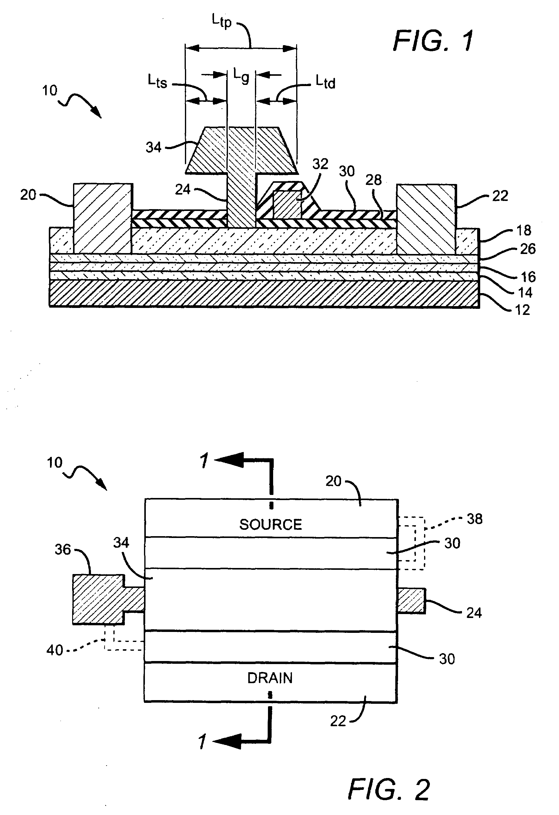 GaN based HEMTs with buried field plates