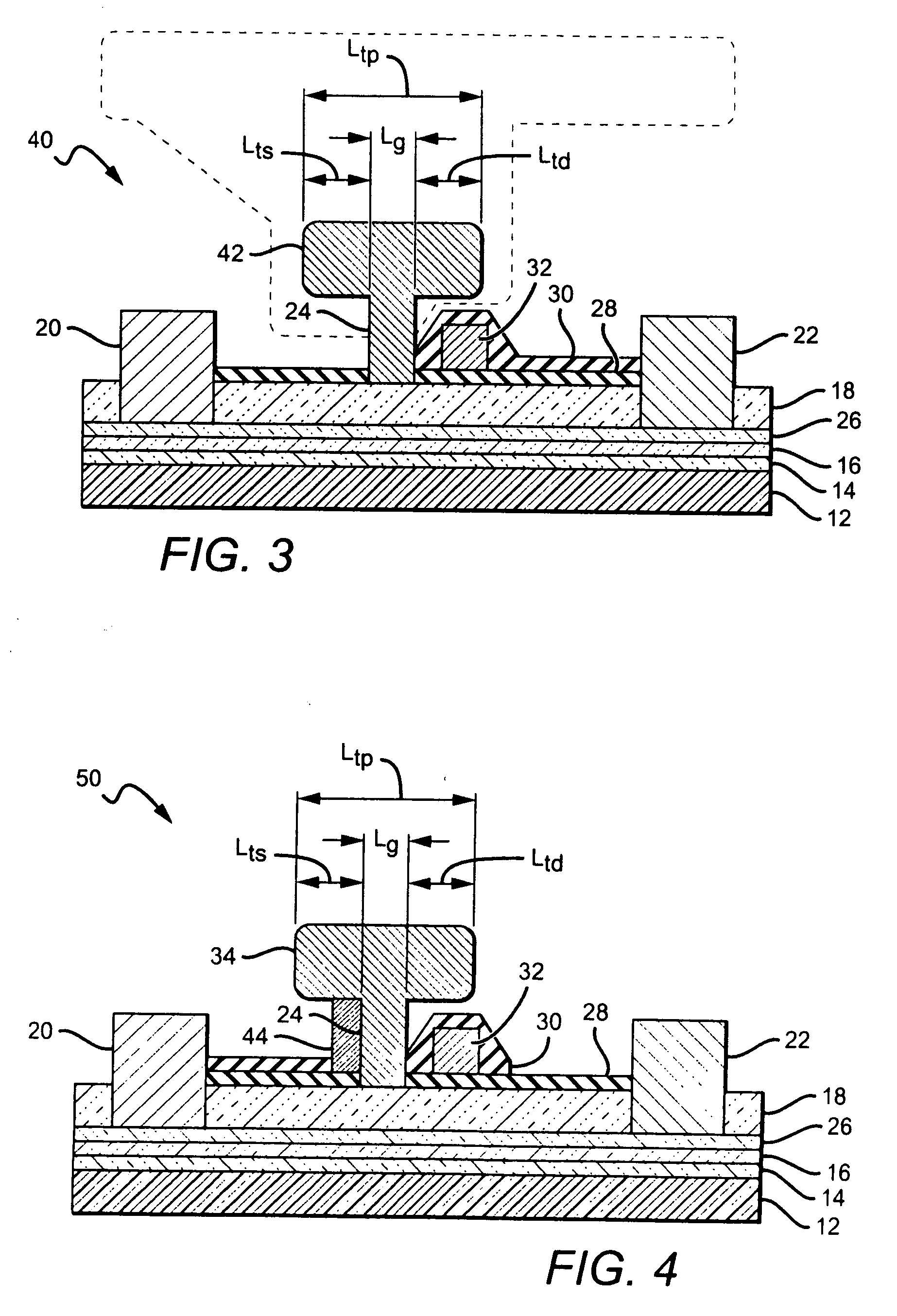 GaN based HEMTs with buried field plates