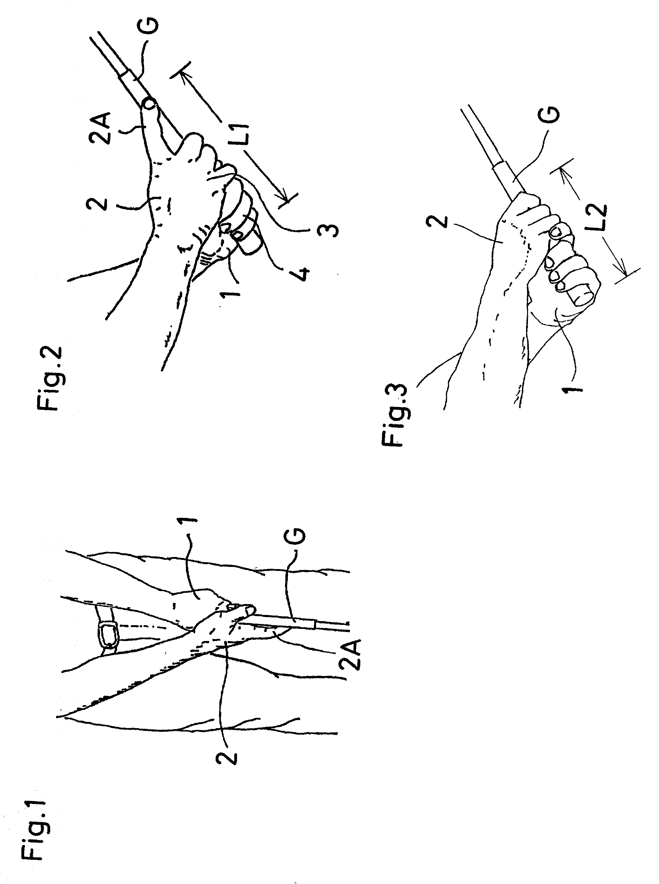 Method of gripping a golf club