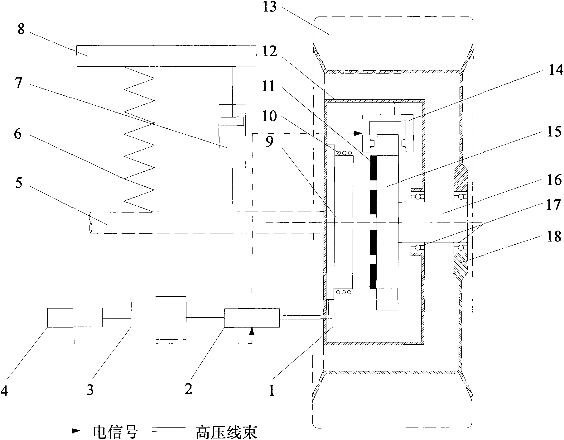 Integrated electric wheel drive unit for electric automobile