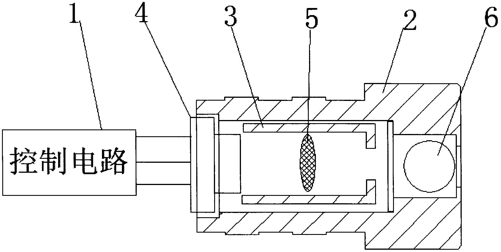 Energy-saving-type green laser marking device