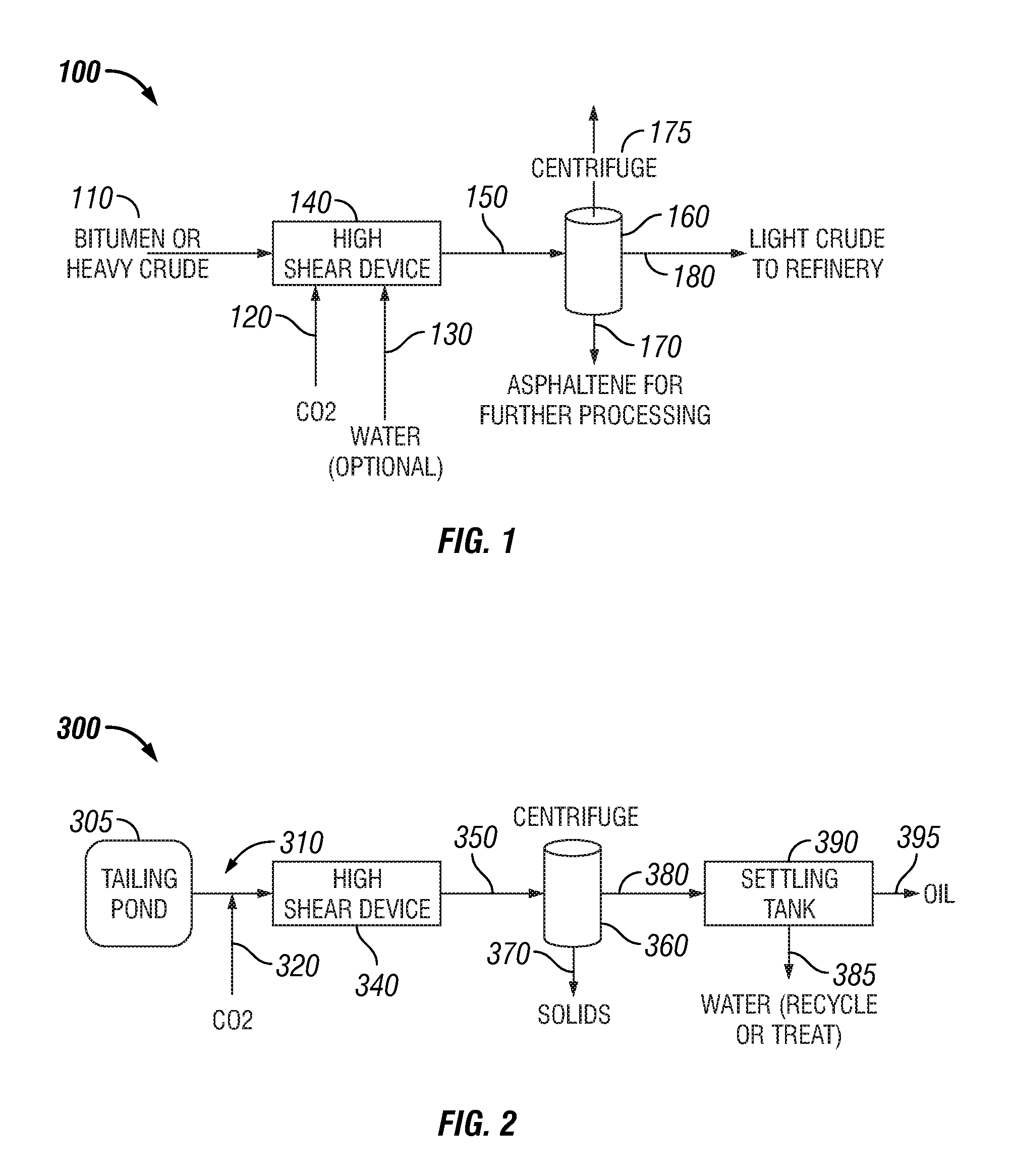 Bitumen extraction and asphaltene removal from heavy crude using high shear