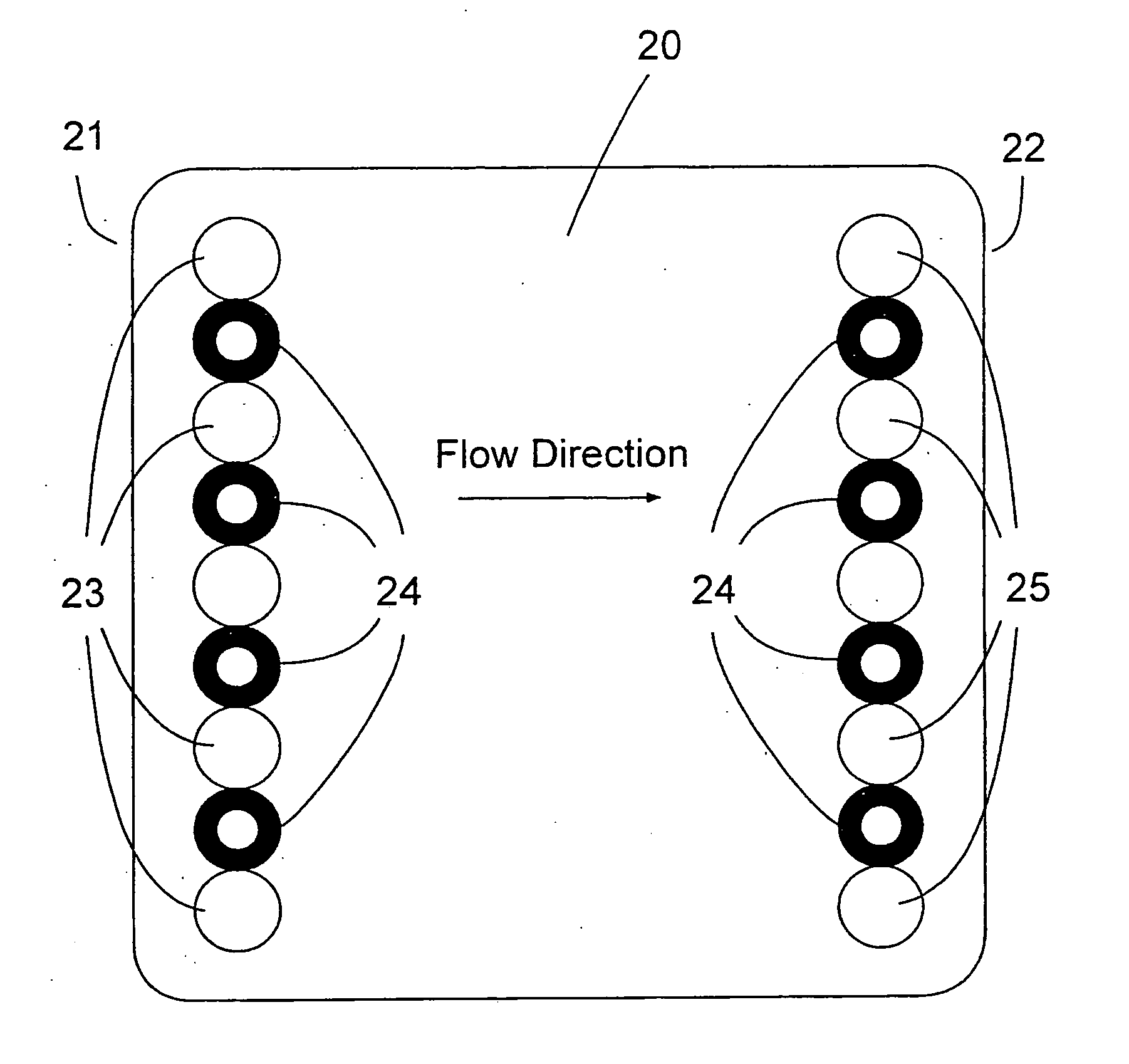 Sealing device for filtration devices