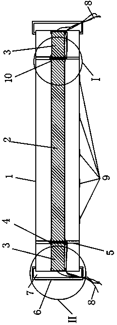 High-efficiency and high-precision measurement experimental device for natural convection heat transfer coefficient