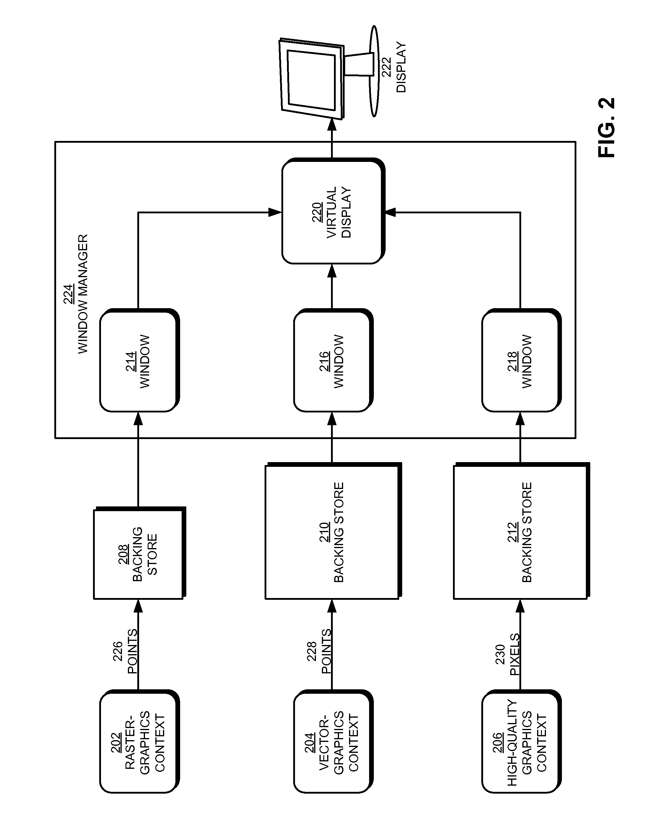 Resolution-independent virtual display