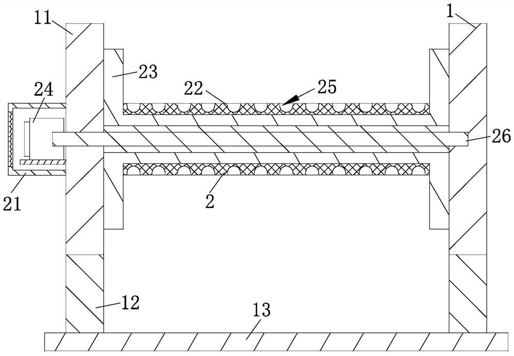 Winding device for cable transportation