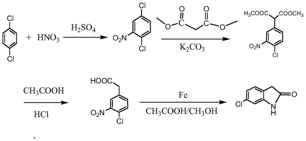 Method for synthesizing 6-chlorhydroxyl indole