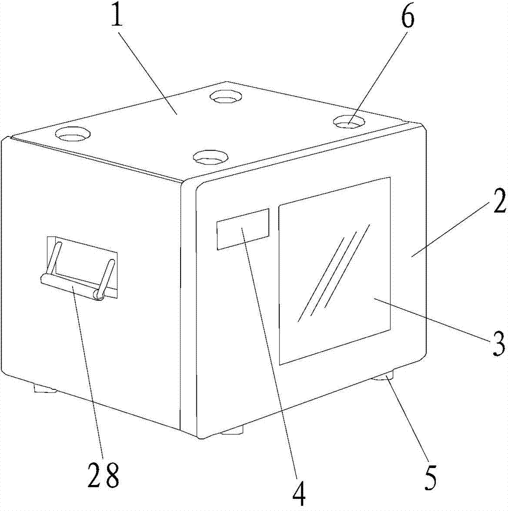 Rock-like test piece crack water injection method for frost heave test