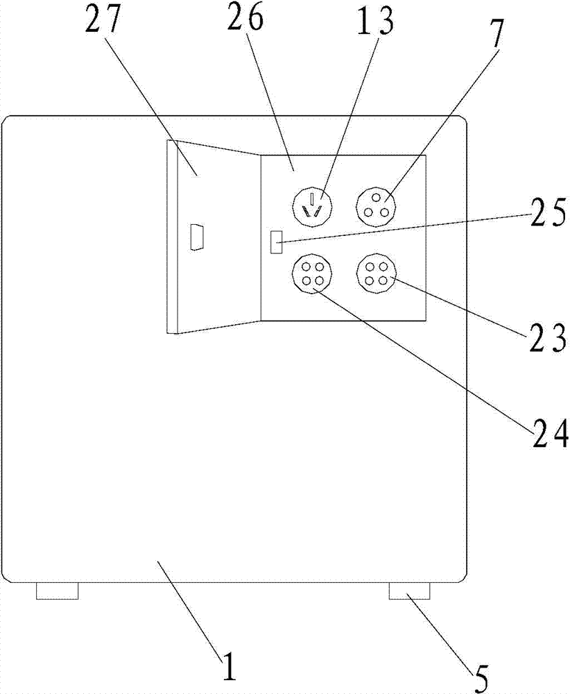 Rock-like test piece crack water injection method for frost heave test