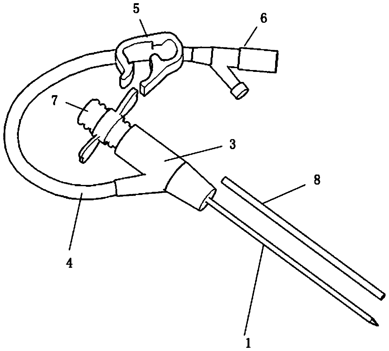 Improved pleuroperitoneal cavity puncture needle