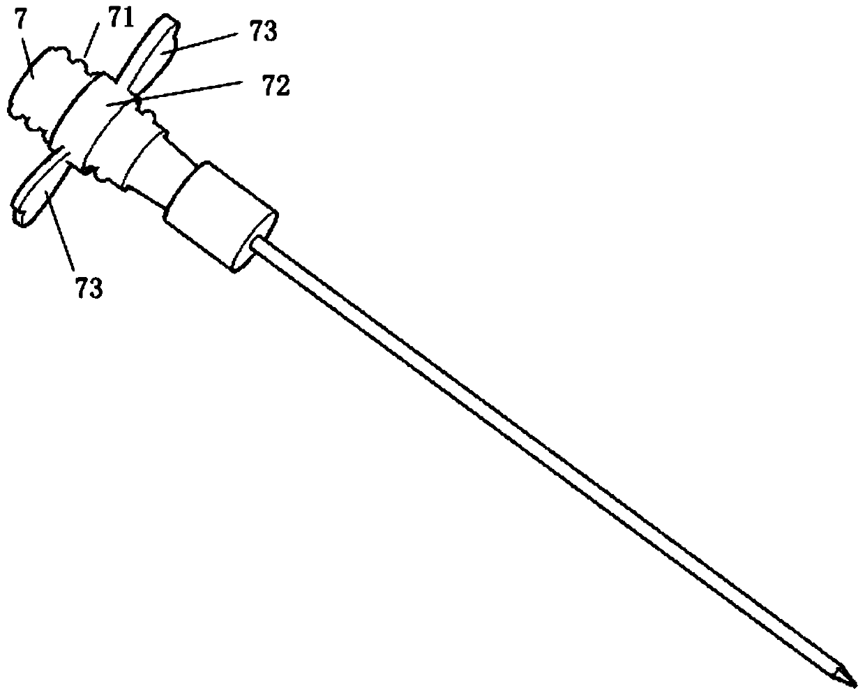 Improved pleuroperitoneal cavity puncture needle