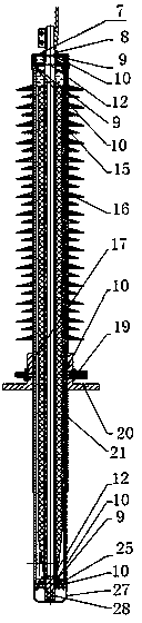 An integral oil-impregnated paper high-voltage bushing