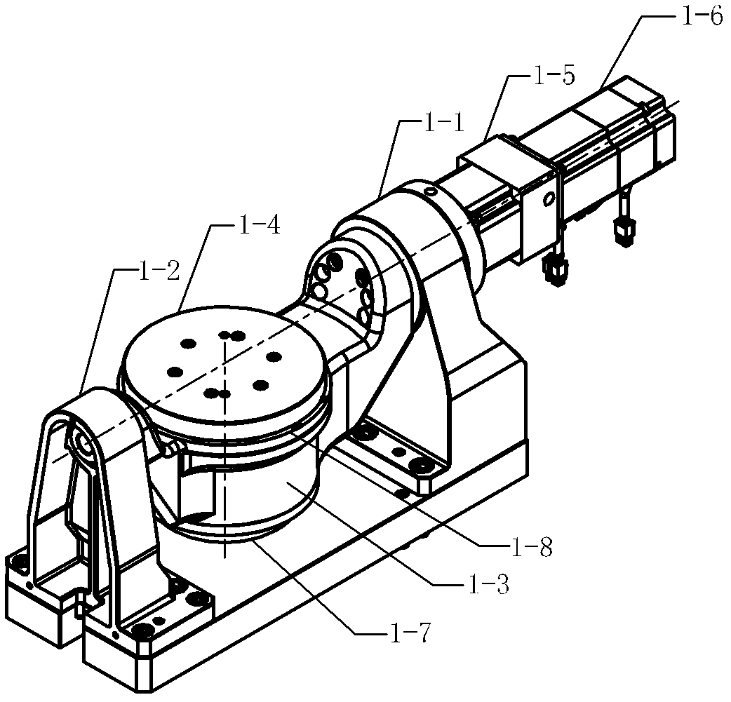 Combined structure of rotary table and base for small-size five-shaft machining device