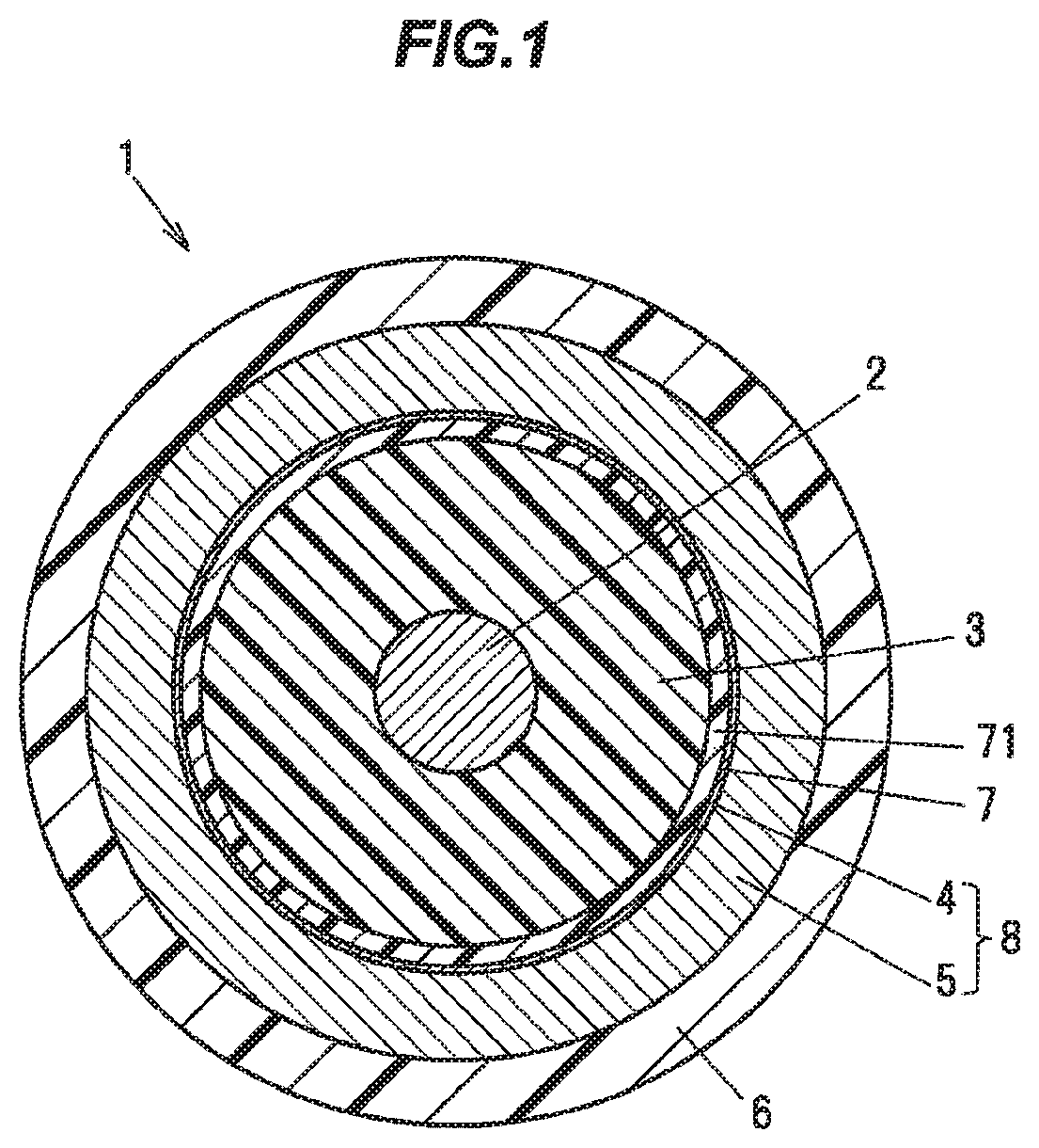 High frequency signal transmission cable and producing method therefor