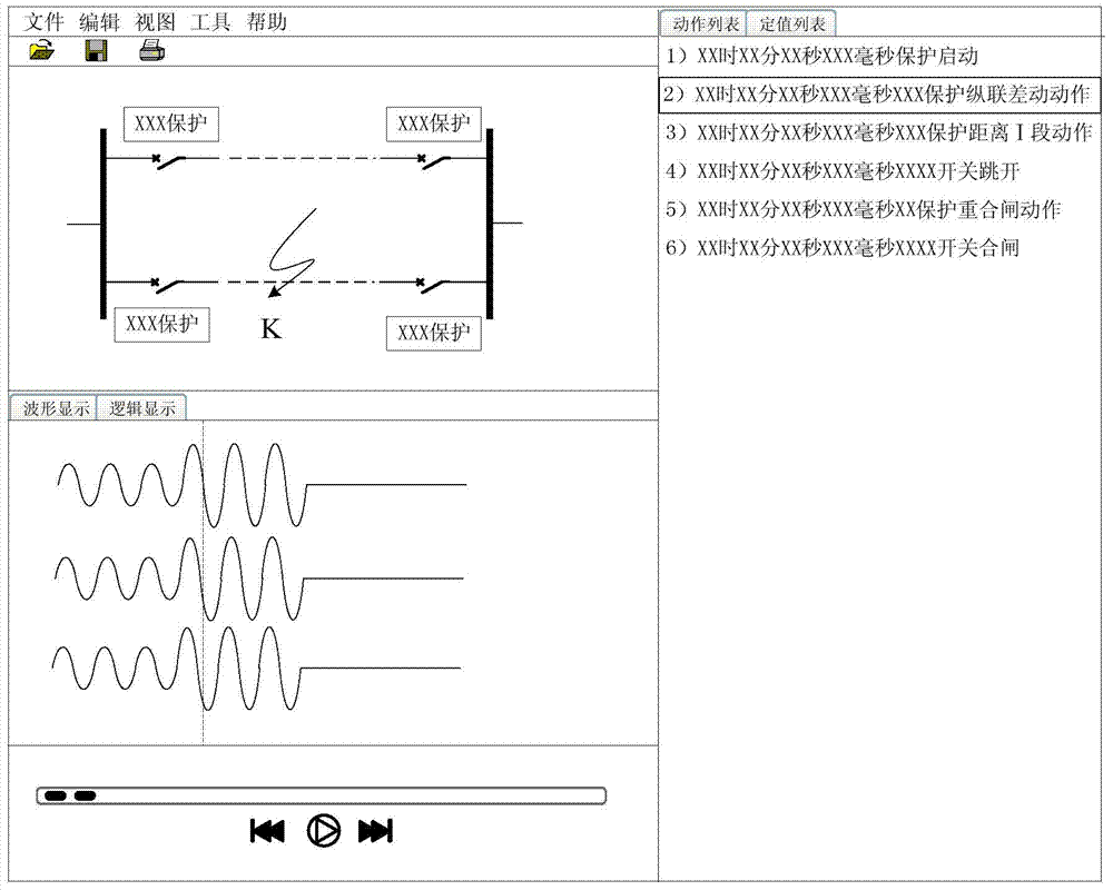 Remote dynamic display method of relay protection based on data integration