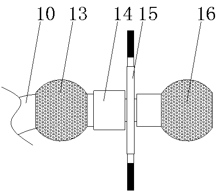 Cleaning device for environment-friendly construction waste conveying pipeline