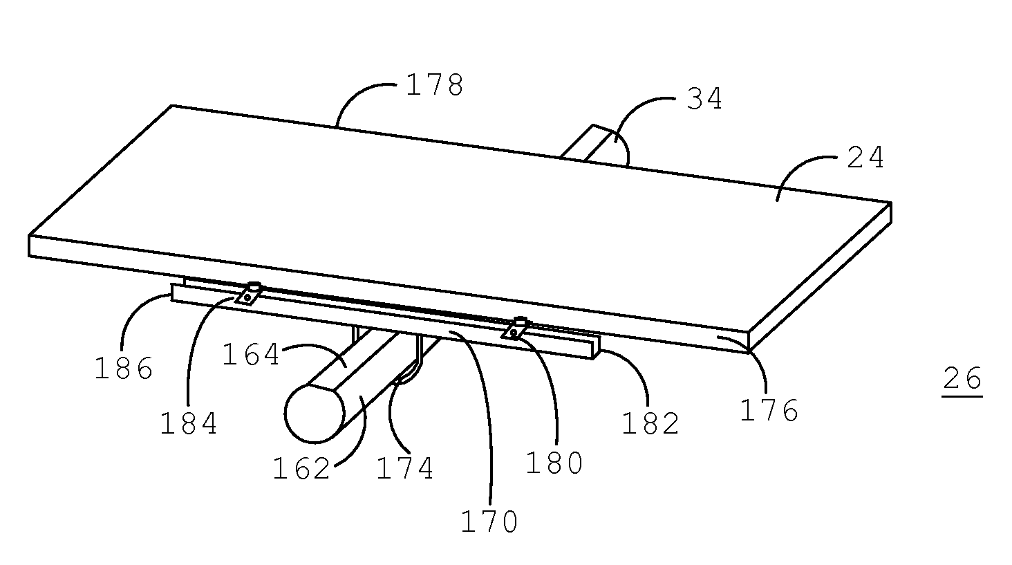 System for supporting energy conversion modules