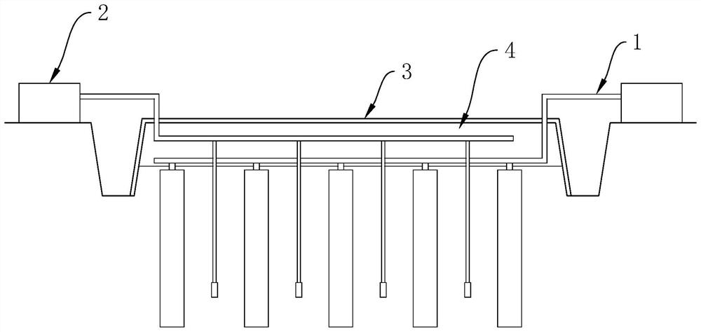 Vacuum preloading treatment system and process