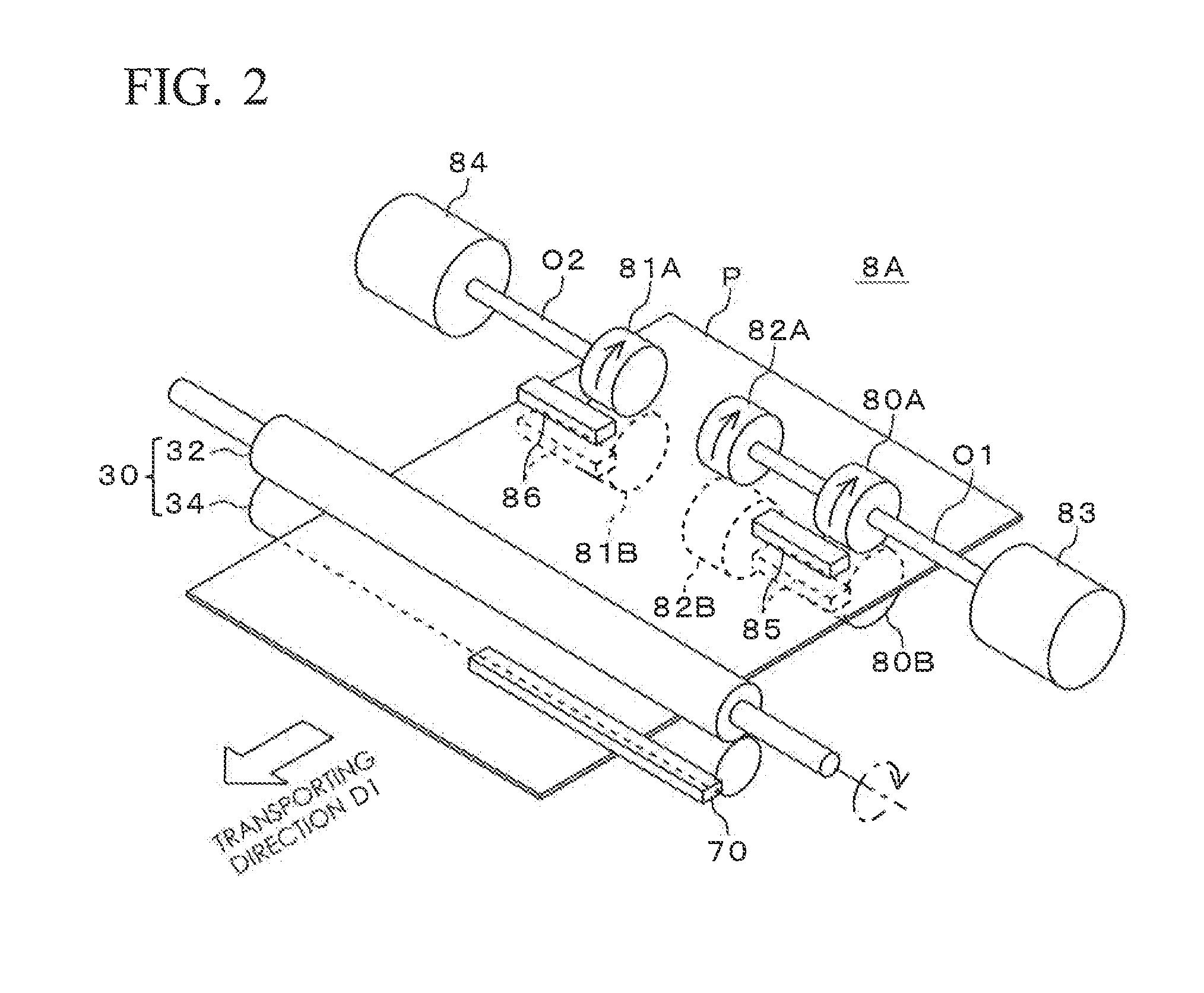 Transporting device and image forming apparatus using the same