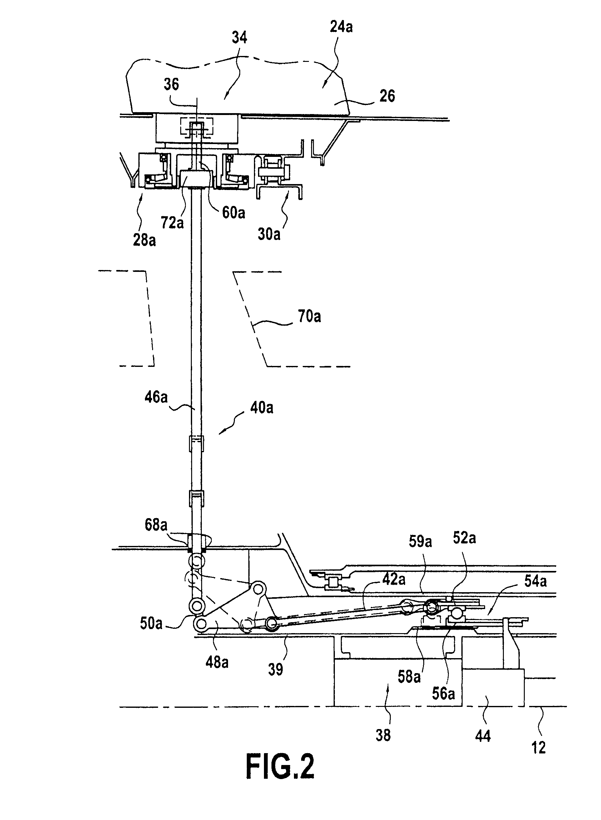 Device for controlling the pitch of fan blades of a turboprop