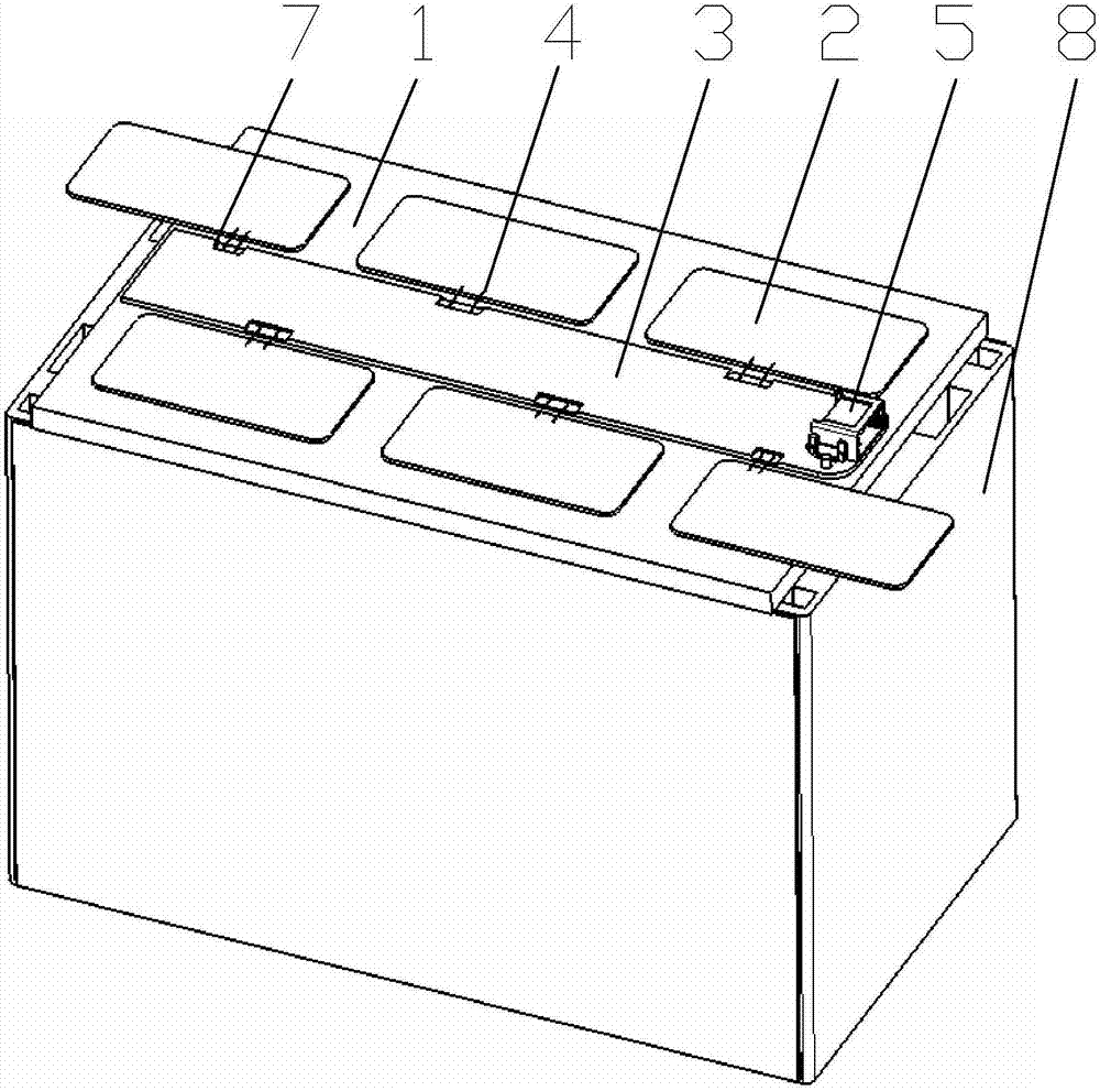 Aluminum wire sampling structure and module