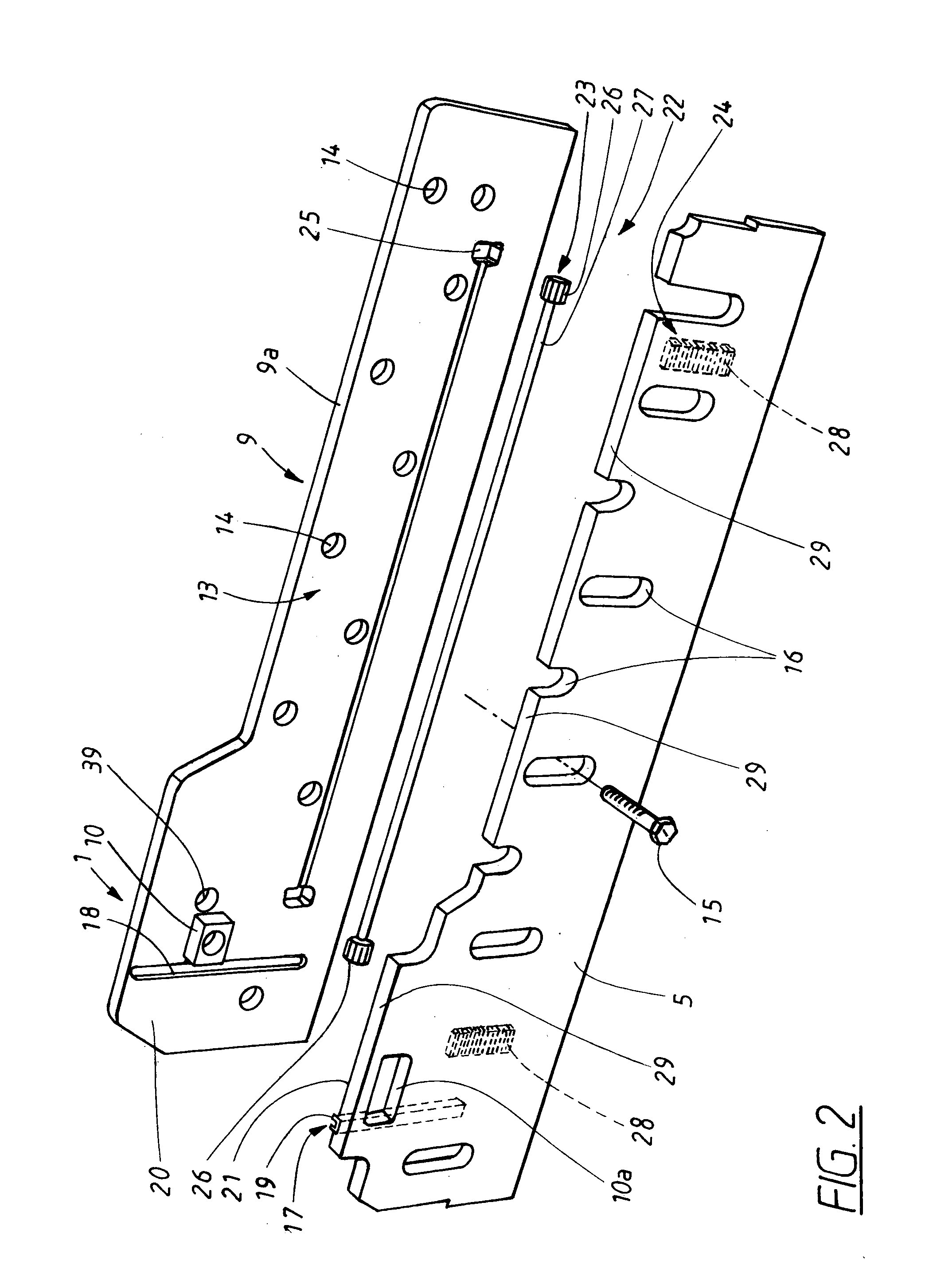 Arrangement for dynamic control of running trim and list of a boat